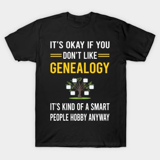 Smart People Hobby Genealogy Genealogist T-Shirt